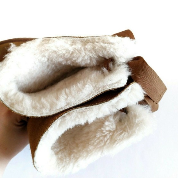 Ugg 8 Suede Koolaburra Tan Carmel 8 Boots Sherpa Chesnut - Picture 3 of 11